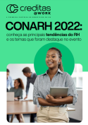 Capa - eBook Tendências CONARH 22 por Creditas Work